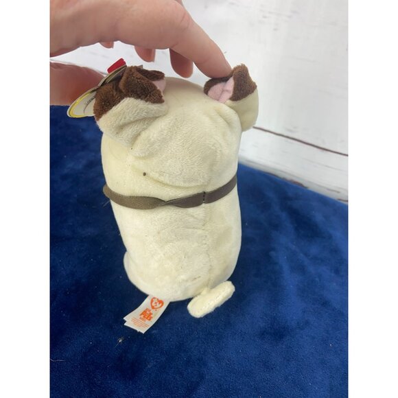 Ty Beanie Babies Mel The Pug Plush From Secret Life Of Pets Collection 6" - Picture 3 of 7